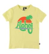 DanefÃ¦ T-shirt - Rainbow Ringer - Yellow m. Alohej