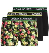 Jack & Jones Boxershorts - JacPink Blommor - 3-pack