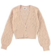 Molo Cardigan - Ull/Polyester - Glory - Fluffy Rose