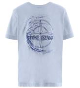 Stone Island T-shirt - BlÃ¥ m. MarinblÃ¥