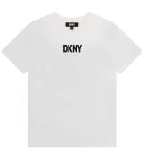 DKNY T-shirt - Vit m. Fotoutskrift