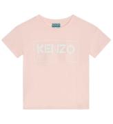 Kenzo T-shirt - BeslÃ¶jad Rosa m. Vit