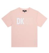 DKNY T-shirt - Rosa m. Vit