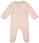 Petit Stad Sofie Schnoor Onesie m. FÃ¶tter - Ljusrosa