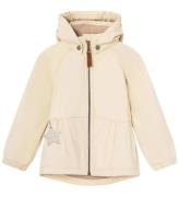 Mini A Ture Softshelljacka m. Fleece - Briddi - Angora Cream