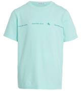 Calvin Klein T-shirt - Minimalistisk Inst. - Blue Nyans