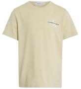 Calvin Klein T-shirt - BrÃ¶stmonogram - Green Haze