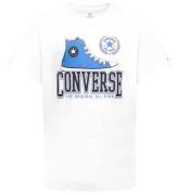 Converse T-shirt - Skript Sneakers - Vit