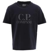 C.P. Company T-shirt - Total Eclipse Blue m. Tryck