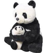 Wild Republic Gosedjur - 30x20 cm - Mamma & Barn - Panda