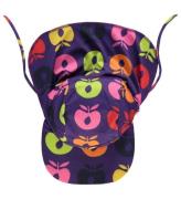 SmÃ¥folk Badhatt - UV50+ - Purple Heart m. Retro Ã?pplen