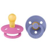 BIBS Colour Nappar - 2-pack - Stl. 1 - Rund - Bubblegum/Peri