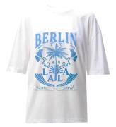 Lala Berlin T-shirt - Celia - Lala Palm White