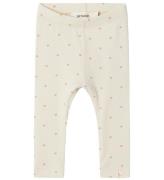 LilÂ´Atelier Leggings - Rib - NmfGago - Noos - TurtleDove Heart