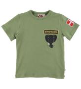 DYR T-shirt - DjurskÃ¶tare - Sage Elefant