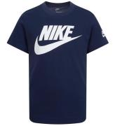 Nike T-shirt - MÃ¶rkblÃ¥/Vit