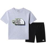 The North Face T-shirt/Shorts - Light Grey Heather/Svart