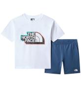 The North Face Shortsset - T-shirt/Shorts - Vit/Shady Blue