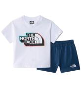 The North Face Shortsset - T-shirt/Shorts - Vit/Shady Blue