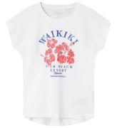 Name It T-shirt - NkfViolet - Bright White/Waikiki