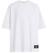 Calvin Klein T-shirt - Piké avslappnad - Bright White