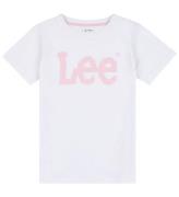 Lee T-shirt - vinglig grafik - Bright White