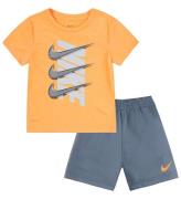 Nike Shortsset - T-shirt/Shorts - Rök Grey