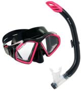 Aqua Lung Snorkelset - Adult - Combo Hawkeye/Girl - Svart/Rosa