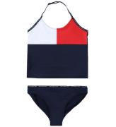 Tommy Hilfiger Bikini - Desert Sky m. Vit/RÃ¶d