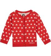 Bonton Cardigan - Stickad - Lilet Maille - Coeur Rouge