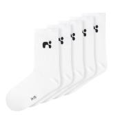 Name It Strumpor - Noos - NknLaris - 5-pack - Bright White