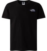 The North Face T-shirt - Avslappnad grafik - Black/Optik Violet