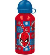 Spider-Man Vattenflaska - 400 ml - Aluminium - RÃ¶d/BlÃ¥