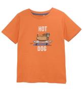 Minymo T-shirt -  Gold m. Hot Dog