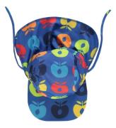 SmÃ¥folk Badhatt - UV50+ - Blue Lolite m. Retro Ã?pplen