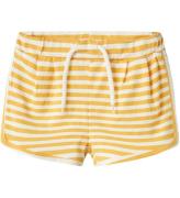 Name It Shorts - NkfJinnia - Pale Marigold m. Ränder