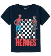 Name It T-shirt - NmmMaclin Spider-Man - Dark Sapphire