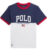 Polo Ralph Lauren T-shirt - Ringar - Vit/MarinblÃ¥