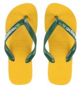 Havaianas Flip-Flops - Brasilien Logo - Pop Yellow