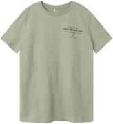 Name It T-shirt - NkmKendjo - Seagrass m. Tryck