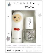 Inuwet LÃ¤pplepomada/Nagellack - Cotton Candy/Stars - Vit