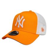 New Era Keps - 9Fyrtio - New York Yankees - Orange/Vit