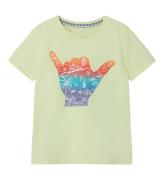 Name It T-shirt - NkmPfashion - Lime Cream