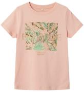 Name It T-shirt - NkfPfarina - Peach Bud m. Tryck