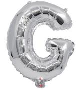 Decorata Party Folieballong - 33cm - G - Silver