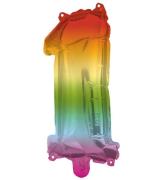 Decorata Party Folieballong - 95 cm - Nr 1 - Rainbow