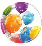 Decorata Party Kartongtallrikar - 8-pack - 19,5 cm - Sparkling B