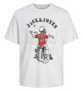 Jack & Jones T-shirt - JjSkull - White