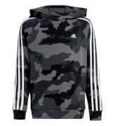 adidas Performance Hoodie - J BL Camo FT HD - GrÃ¥/Svart