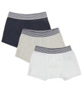 Petit Bateau Boxershorts - 3-pack - Svart/Vit/Beige